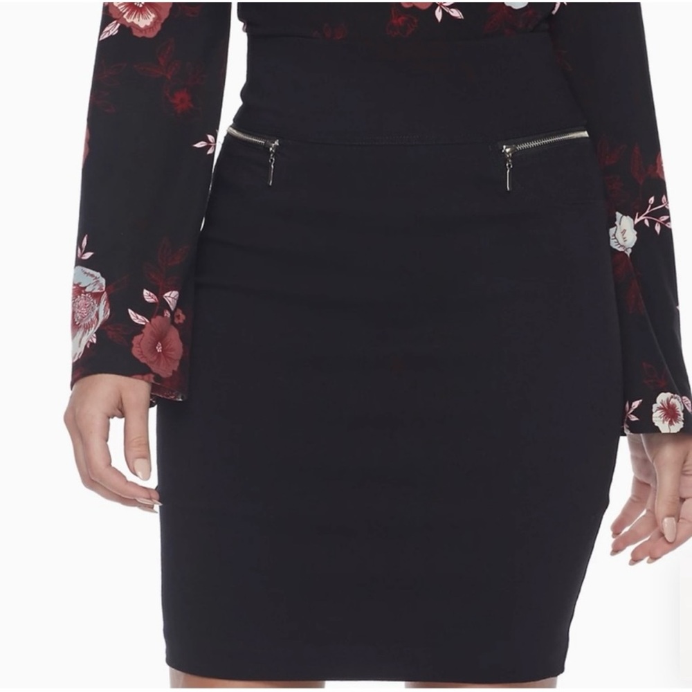 Juniors' Joe B Zipper Pocket Pencil Skirt